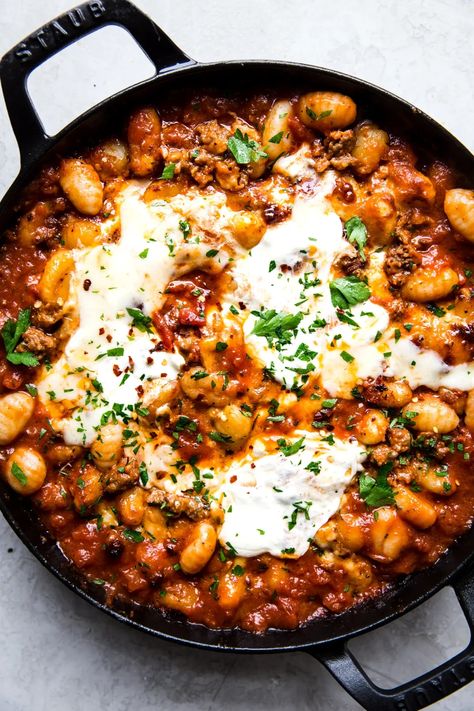 Best Gnocchi Recipe, Braised Chickpeas, Gnocchi Recipes Easy, Baked Pasta Dishes, Best Potato Recipes, Ideas For Dinner, The Modern Proper, Modern Proper, Baked Gnocchi