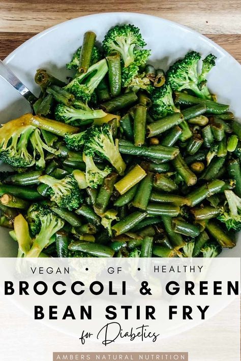 sauteed broccoli and green beans in a white bowl Green Beans And Broccoli Recipes, Broccoli And Green Beans Recipes, Green Bean And Broccoli Recipes, Gluten Free Green Bean Recipes, Asian Stir Fry Vegetables, Broccoli And Green Beans, Stir Fry Broccoli, Green Bean Stir Fry, String Bean Recipes