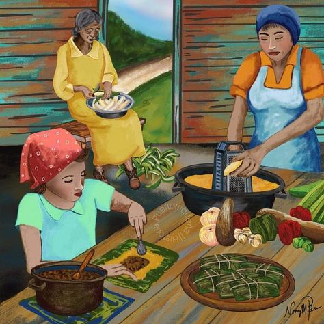 Puerto Rican Paintings, Puerto Rican Artwork Art, Puerto Rico Folk Art, Puerto Rican Landscape, Latin American Folk Art, Nicaragua Paintings, Puerto Rican Artwork, Puerto Rico Art, Puerto Rico History