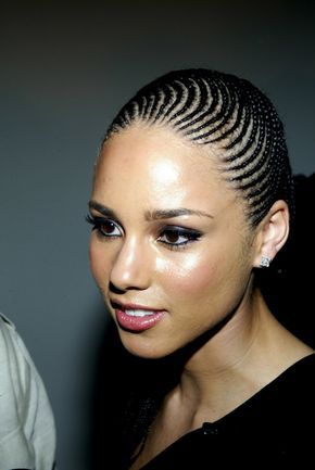 cornrow style Alicia Keys Braids, Knot Hairstyles, Braids Kids, Blonde Hair Tan Skin, Cornrows Braids For Black Women, Hair Tan Skin, Tan Skin Blonde Hair, Curly Hair Braids, Hair Braiding Styles