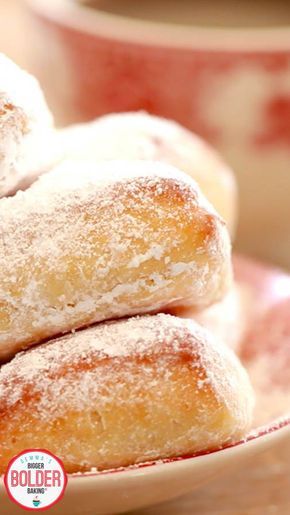 Baked Beignets Recipe Easy, Homemade Beniegts, Beniegts Recipe, Baked Beignets, Homemade Beignets, French Beignets, Beignets Cuits, Gemma Stafford, Easy Dough