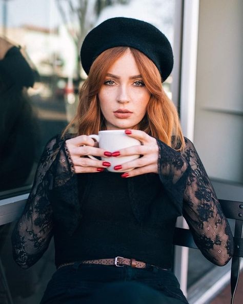 Danielle Victoria Perry, Danielle Perry, Redhead Characters, Danielle Victoria, Having Coffee, Red Hair Inspo, Redhead Models, Red Hair Woman, Ginger Girls