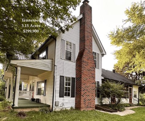 Early 1900s Farmhouse, 1930s Farmhouse, Tennessee Farmhouse, Tennessee Homes For Sale, 1900 Farmhouse, Storm Cellar, Historic Farmhouse, Life Dreams, American Farmhouse