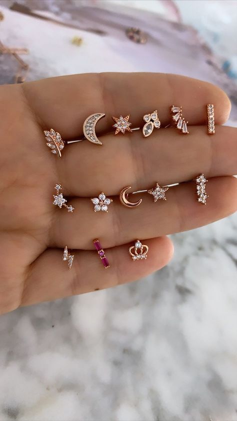 Less Bitter More Glitter, Minimal Earrings Studs, Ear Peircings, Gold Earrings For Kids, Small Earrings Gold, Nose Pins, Helix Piercing Jewelry, Nose Piercing Jewelry, Teen Jewelry