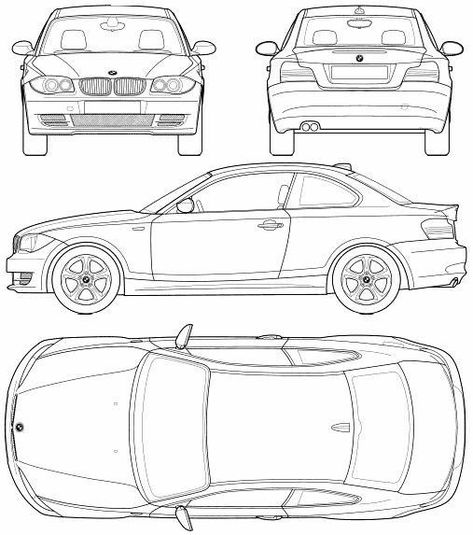 Indulgence on Wheels: Most Luxurious Cars Reviewed Car Back View Drawing, Back Of Car Drawing, Car Drawing Side View, Car Side View Sketch, Car Front View Drawing, Car Drawing Sketches, Car Anatomy, Car Top View, Car Blueprint