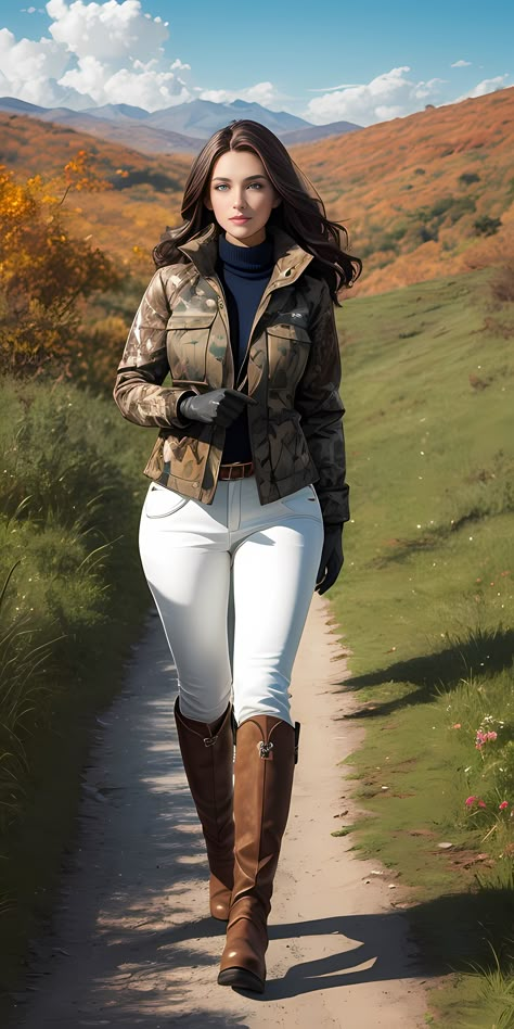 A lady walking in the wild 007
A lady walking in the wild，created by “图趣 AI (tu-qu-ai)” software
Keywords:  AI images, 图趣 AI，a lady，a beauty， in hunting suits， riding boots，Military Style Suits,  Horse Riding Pant，hunting jacket，mountains，wild，steppe, grassland，farmland，forests，sunshine， equestrian，hunting Hunting Outfits For Women, Lady Walking, Anime Show, Hunting Jacket, Looks Country, Army Women, Concept Clothing, Cowboy Outfits, Elegante Casual