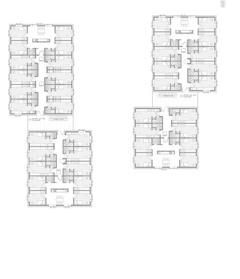 Gallery of Microapartments am Georgengarten / ACMS Architekten - 11 Housing Plans, City Living Apartment, University Plan, First Floor Plan, Micro Apartment, City Living, Architecture Plan, House Plan, Floor Plan