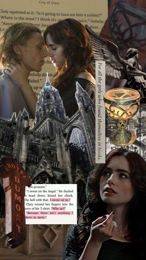 #shadowhunters #themortalinstruments #cassandraclare #books Shadow Hunters Book, Clary Y Jace, Fade Up, City Of Glass, Clary And Jace, Greek Mythology Humor, Jace Wayland, Artist Wall, Jamie Campbell