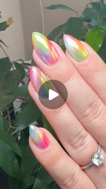 Kelsie Ellis on Instagram: "RAINBOW CAT EYE 🌈 

.
.
Using the RAINBOW CAT EYE KIT - HOLO CANDY from @vettsynails @vettsystore 

#nailsnailsnails #nails #nailtech #rainbownails #nailart #chromenails #cateyenails #nailtrends #nailinspiration #nailideas #naildesign #nailaddict #nailtechnician" Rainbow Cat, Cat Eye Nails, Rainbow Nails, Nail Technician, Chrome Nails, Nail Trends, Nail Tech, The Rainbow, Nails Inspiration