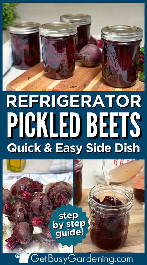 Making your own pickled beets in the fridge is a surprisingly simple process. You can use them fresh from your garden, the grocery store, or farmer’s market. I'll show you how to make refrigerator pickled beets that will impress your taste buds, and add a pop of color to your plate. Vegan Refrigerator, Old Fashioned Pickled Beets Recipe, Refrigerator Pickled Beets, Canned Pickled Beets, Canning Beets, Pickled Beets Recipe, Beets Recipe, Canning Vegetables, Fresh Beets