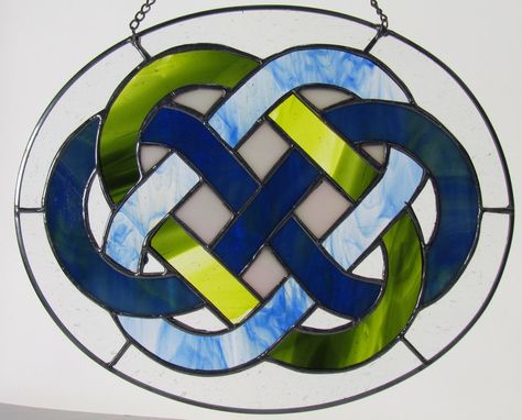 Custom Handmade Stained Glass Celtic Wedding Knot Panel | Etsy Stain Glass Patterns, Gaelic Symbols, Wedding Knot, Celtic Love Knot, Celtic Heart, Making Stained Glass, Celtic Patterns, Panels Wall, Celtic Wedding