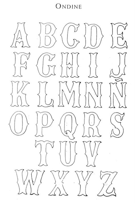 Fancy Lettering Alphabet, Old English Alphabet, Bubble Letter Fonts, Lettering Styles Alphabet, Tattoo Lettering Styles, Graffiti Lettering Fonts, Tattoo Lettering Fonts, Fancy Letters, Hand Lettering Alphabet