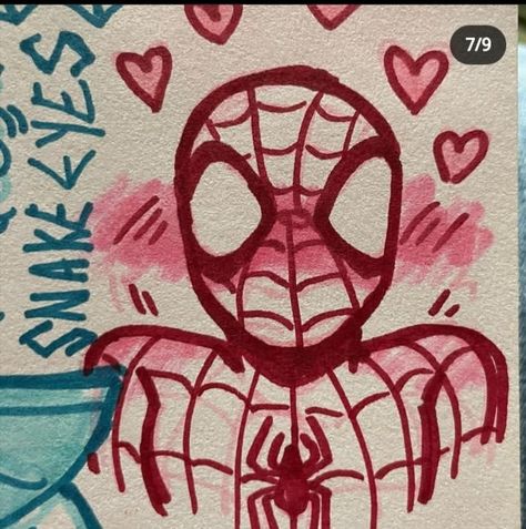 Art Spiderman, Spiderman Drawing, Spiderman Art Sketch, Deeper Meaning, Creative Drawing Prompts, Easy Doodle Art, Easy Drawings Sketches, Cute Doodles Drawings, Doodle Art Designs