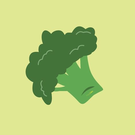 Broccoli flat illustration, suitable for icon or sticker Broccoli Art, Broccoli Illustration, 2022 Art, Flat Illustration, Food Illustrations, Flat Design, 3d Objects, Broccoli, Stock Illustration