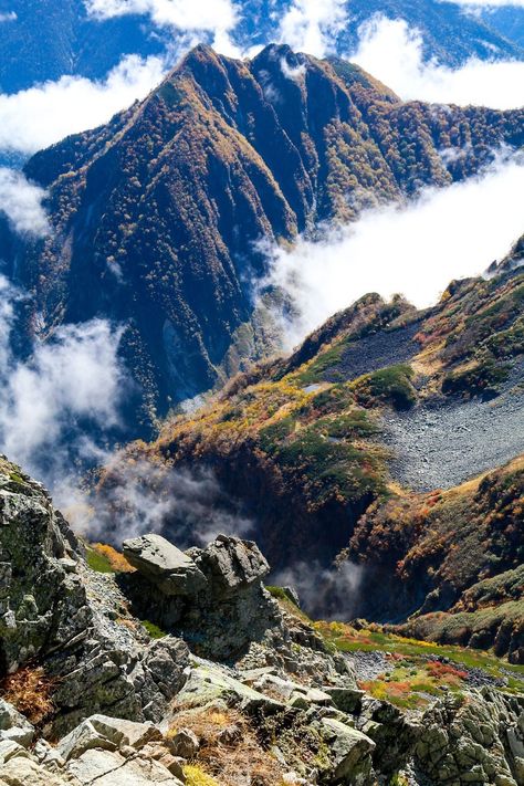 Among the Peaks - Japan's ultimate Alps hike: The Kamikochi-Yari-Hotaka Circuit Kamikochi, Japan Beach, Japan Tourist, Japanese Travel, Japan Guide, Japanese Landscape, Japan Culture, Visit Japan, Beautiful Mountains