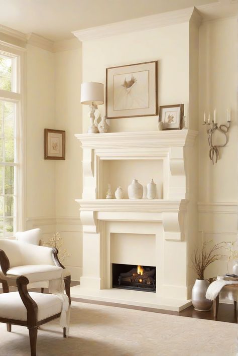 1. Room paint
2. Navajo White
3. Fireplace
4. Westpear Interiors Navajo White Living Room, Behr Navajo White, Bm Navajo White, Navajo White Paint, Paint 2024, Best Wall Paint, Wall Paint Color, Light Oak Floors, Fireplace Room