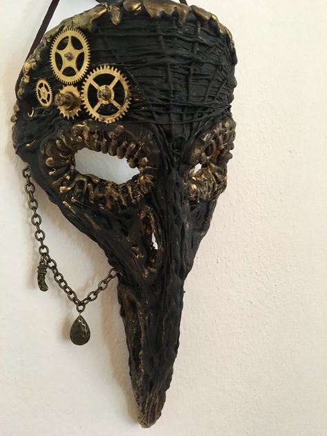 Steampunk plague doctor mask Steampunk Mask Art, Steampunk Plague Doctor Mask, Plauge Doctor Masks, Vixen Outfit, Mask Reference, Plague Dr, Prom Masquerade, Performing Outfits, Masquerade Ideas