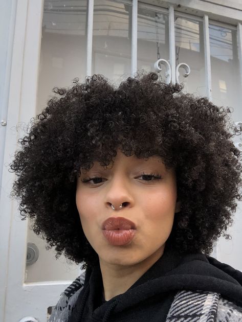 Defined Afro, Afro Cuts For Women, 4c Hair Bangs, Hair Shape, 3c4a Hair, Short 4b Afro, Natural Curly Afro Black Women, Shaped Afro Natural Hair, Short Curly Hair Afro