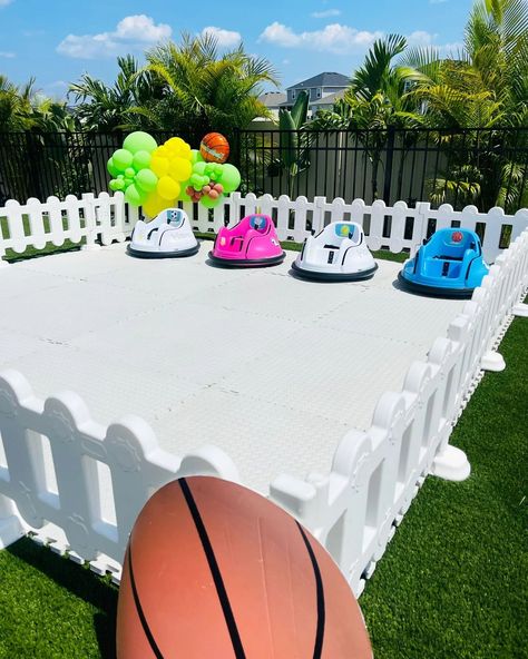 The Magic of all4yourparty ✨️ Swipe to see how much fun Mason had with our softplay🏀➡️ Decor balloons @kpdesigns_orl Softplay + bumper cars @all4yourpartyorl @all4yourpartymiami . . Ready for booking 📲 #softplayfun #eventplanner #bounce #bumpercars #carsofinstagram #ballpit #partystylist #miami #orlando #kidsactivities #kidspartyideas Soft Play Party, Kids Party Rentals, Party Rentals Business, Moon Bounce, Decor Balloons, Bumper Cars, Miami Orlando, Event Business, Soft Play