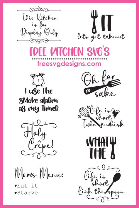 Kitchen Cricut Projects, Cricut Kitchen Projects, Funny Kitchen Quotes Humor, Kitchen Humor Quotes, Dishes Quotes Funny, Cricut Kitchen Signs, Funny Quotes For Kitchen, Cricut Kitchen Ideas, Funny Svg Files Free