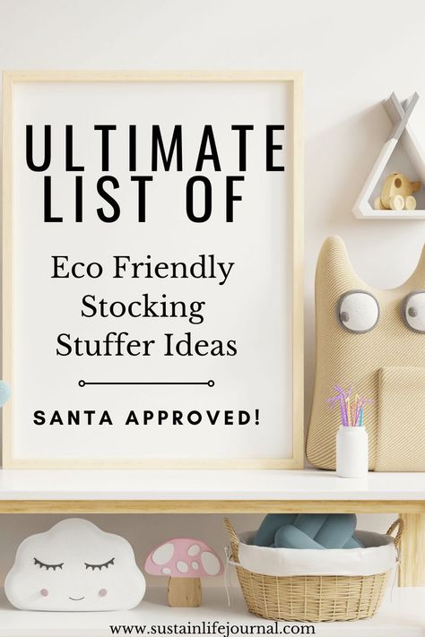 A minimalist kids room which represents sustainable stocking stuffer ideas Zero Waste Christmas Gifts For Kids, Low Waste Christmas, Zero Waste Holiday, Zero Waste Christmas, Sustainable Diy, Sustainable Gift Ideas, Stocking Stuffer Ideas, Sustainable Christmas, Eco Friendly Christmas