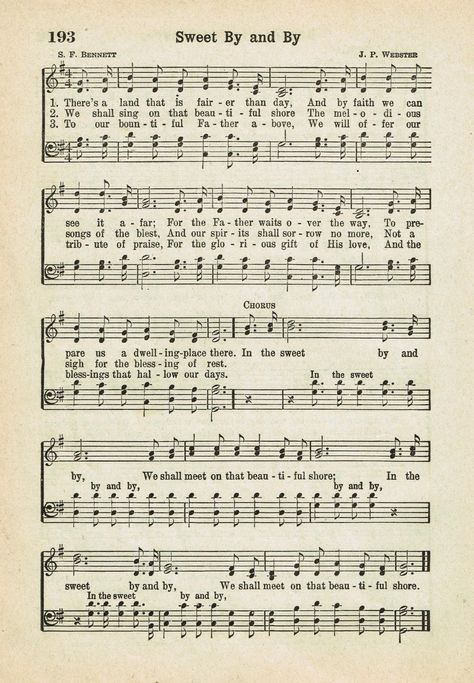 Here’s one of my favorite classic old hymns, Sweet By and By. Click on the image to save and print. Enjoy! Blessings, Sweet Hour Of Prayer, Printable Hymns, Hymn Lyrics, Gospel Song Lyrics, Hymns Of Praise, Hymn Sheet Music, Hymn Music, Church Songs, Hymns Lyrics