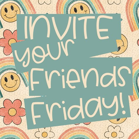 Invite A Friend Friday, Invite Your Friends To The Party Scentsy, Fun Online Boutique Games, Scentsy Giveaway Games, Engagement Graphics Social Media, Facebook Group Welcome Post, Invite Friends To The Group, Small Business Game Ideas, Facebook Giveaway Posts