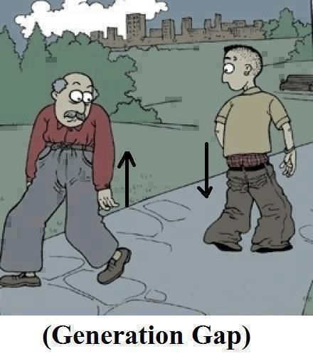 generation, gap, pants, sag, highwater Best Whatsapp Dp, Generation Gap, Whatsapp Dp Images, Parenting Humor, Funny Cartoon, Funny Cartoons, Bones Funny, Funny Images, Funny Jokes