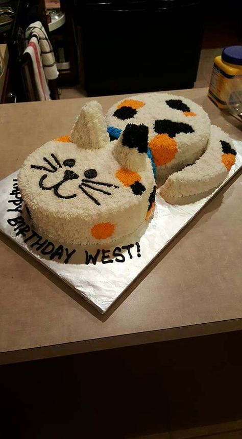 Simple Cat Birthday Cake, Easy Cat Cake Birthday, Cat Sheet Cake, Cat Shaped Cake, Orange Cat Cake, Cat Birthday Cake For Kids, Cat Birthday Cakes, Cat Theme Cake, Cat Themed Birthday Cake