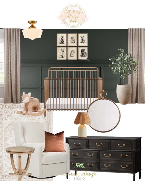 Carter's by DaVinci Arlo Recliner … curated on LTK Dark Tone Nursery, Nursery Ideas Moody, Dark Nursery Ideas Girl, Moody Girl Nursery, Dark Teal Nursery, Nursery Dark Wood, Moody Boy Nursery, Dark Green Baby Nursery, Moody Nursery Ideas