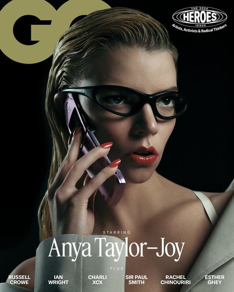 Anya Taylor-Joy has always fought for female rage. In Furiosa, she went to battle Denis Villeneuve, Sir Paul, Russell Crowe, Gq Magazine, Anya Taylor Joy, Charli Xcx, Mad Max, Celebrity Makeup, Celebrity Photos