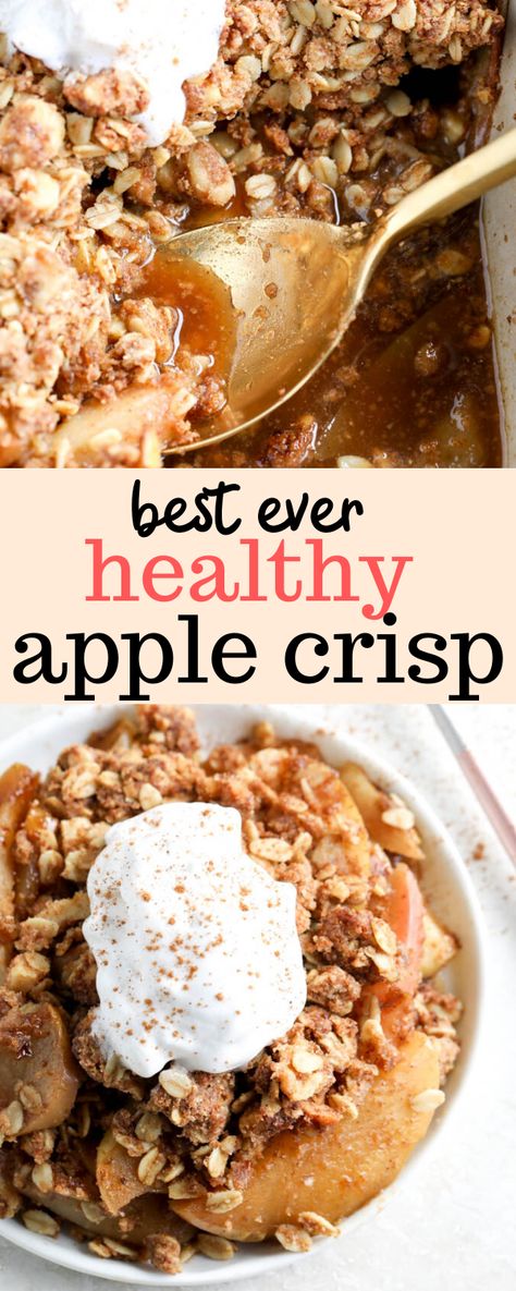 Healthy Apple Desserts, Healthy Fall Desserts, Healthy Apple Pie, Healthy Apple Crisp, Traditional Apple Pie, Apple Crisp Recipes, Healthy Apple, Fall Flavors, Healthy Desserts Easy