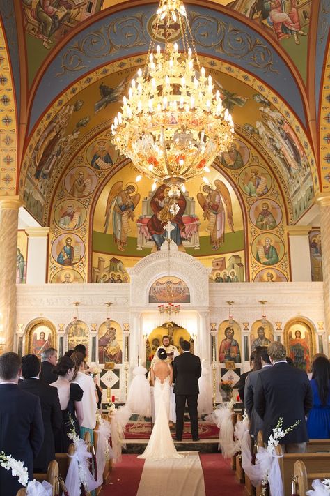 Orthodox Church Wedding, Wedding Church Decorations, Greek Orthodox Wedding, My Big Fat Greek Wedding, Church Photography, Church Wedding Ceremony, Orthodox Wedding, Church Wedding Decorations, Greek Orthodox Church