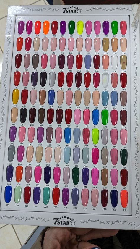 Nail Colors Chart, Nail Color Chart, Popular Color Schemes, Fashionable Nails, Color For Nails, Paint Color Chart, Graduation Nails, Happy Nails, Hair Tutorials Easy