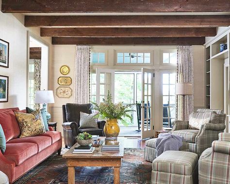 Mountain Cottage Decor, Southern Home Decor, Southern Design, Mountain Cottage, Southern Homes, Highland Homes, Fine Living, Furniture Trends, Southern Home