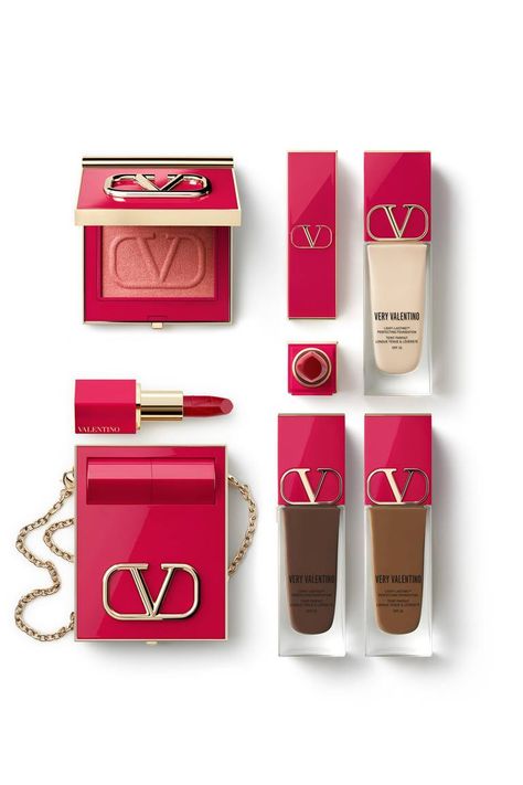 What to Buy From Valentino Beauty | Makeup.com Valentino Makeup, Valentino Beauty, Acrylic Nail Drill, Prom Nails Silver, Couture Makeup, Acrylic Nail Kit, Red Makeup, Blue Acrylic Nails, Finishing Powder