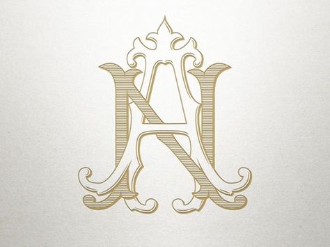 AN Monogram NA Monogram N Logo Design, Monogram Tattoo, Initials Logo Design, Stylish Alphabets, Tattoo Lettering Fonts, Alphabet Wallpaper, Monogram Logo Design, Wedding Monogram, Vintage Monogram