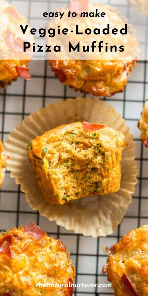 Pizza Muffins Recipe, Carrots And Zucchini, Vegetable Muffins, Family Meal Planning Healthy, Toddler Muffins, Veggie Muffins, Pizza Muffins, Kids Lunch Recipes, Veggie Snacks