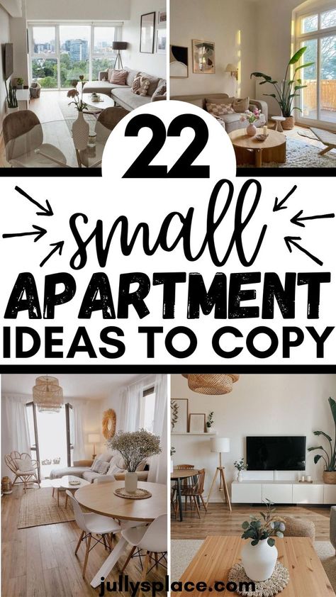 small apartment ideas, small apartment decor, tiny apartment ideas Small Apartment Living Room Ideas, Simple Apartment Decor, Apartment Decorating Living Room, Small Apartment Decorating Ideas, Small Apartment Decorating Living Room, Small Apartment Decor, Apartment Cozy, Apartment Living Room Ideas, Small Living Room Layout