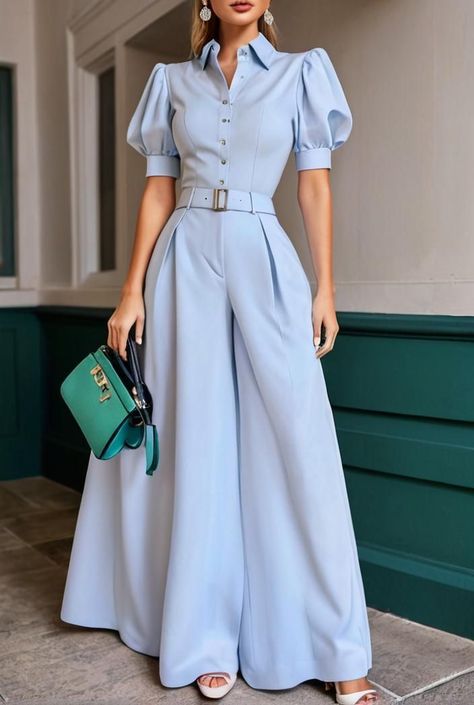 Button Shirt Dress, Classic Shirt Dress, Designer Dresses Casual, Elegante Casual, Classy Work Outfits, Modest Fashion Outfits, Mode Inspiration, Classy Dress, Stylish Dresses