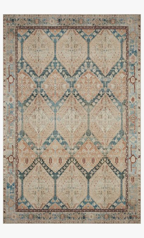 LEA-05 MH DENIM / SAND | Loloi Rugs Joanna Gaines Rugs, Joanna Gaines Design, Magnolia Home Rugs, Loloi Rugs, Rug Direct, Magnolia Homes, Joanna Gaines, Blue Area, Hand Tufted Rugs