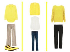 3 outfits using lemon yellow as an accent color Yellow Sweater Outfit, Dress Like A Parisian, You Look Fab, French Minimalist, The Vivienne Files, Vivienne Files, Leaving On A Jet Plane, I'm Leaving, The Vivienne