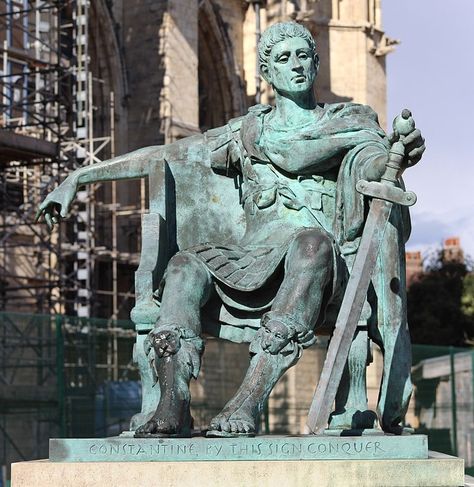 Constantine The Great, York Minster, Roman Emperor, Roman History, Bible Knowledge, Bronze Statue, Holy Trinity, Pompeii, Space Travel