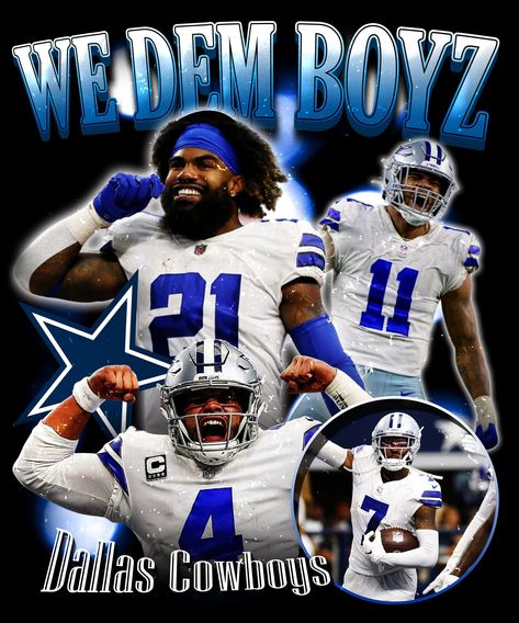 Dallas Cowboys We Dem Boyz T-Shirt Design (This is just the design you see, NOT A Tshirt For Sale) You will get an instant download of the design you will need to take somewhere and have it printed on a Tshirt or print it yourself.  ONCE AGAIN THIS IS NOT A T-SHIRT FOR SALE, THIS IS A T-SHIRT DESIGN Wild West Crafts, Dallas Cowboys Svg, Dallas Cowboys Funny, Dallas Cowboys Images, Dallas Cowboys Pictures, Dallas Cowboys Wallpaper, Cowboy Images, Cowboys Svg, Cowboys Nation