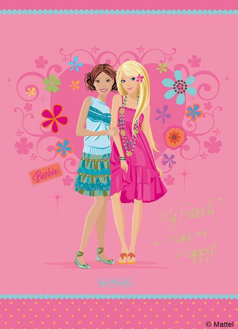 Barbie Clipart, Y2k Games, Barbie Twins, Sunshine Mimosa, Girly Graphics, Barbies Pics, Barbie 2000, Childhood Memories 2000, Barbie Cartoon