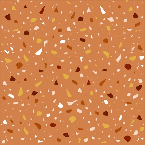 Terrazo Wallpaper, Orange Terrazzo, Terazzo Floor, Terrazzo Wallpaper, Wallpaper Office, Orange Texture, Floor Texture, Pattern Library, Holy Cow