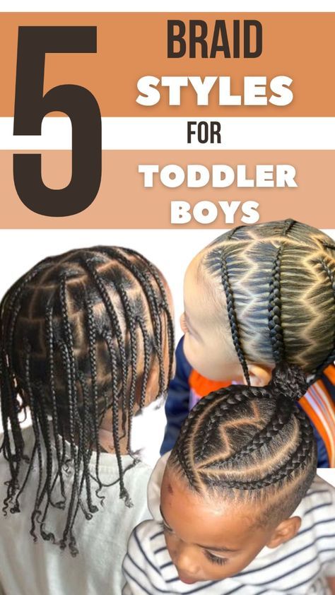 Adorable Toddler Boy Braid Hairstyles: Simple Twists for Your Little Guy #kidshairstyles #braidsforkids #hairstylesforkids #kidshair #easyhairstyles #longhairstyles #shorthairstyles #toddlerhairstyles #pigtails #buns #ponytails #kidsfashion #backtoschoolhair #holidayhair #trendyhairstyles #cutehairstyles Boy Braid Hairstyles, Boy Braids Hairstyles Black For Kids, Boy Hair Styles, Boy Box Braids, Boy Braid Styles, Natural Braid Styles, Braid Styles For Girls, Boy Braids Hairstyles