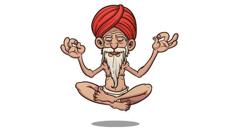 Have You Fallen Victim to the Guru Effect? Indian Illustration, Art And Illustration, Cartoon Character Design, Pics Art, Image Hd, Logo Design Inspiration, Indian Art, Cartoon Characters, Graphic Resources