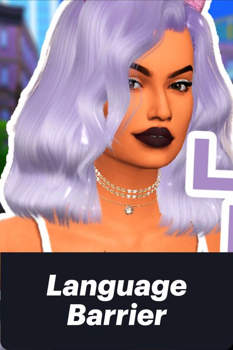 Sims 4 Language Barrier Mod, Sims 4 Language Mod, Sims Language, Mods Sims 4, Sims 4 Sims, The Sims 4 Pc, Language Barrier, Sims Mods, They Live