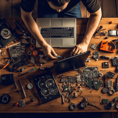 Image of a technician repairing a computer in Upper Caboolture. Computer System Servicing Background, Computer Repair Logo, Laptop Repair Service Poster, Computer Repair Shop, Output Devices Of Computer, Computer Problems, Computer Repair Services, Reward Stickers, Computer Repair